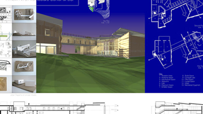 New Art and Architecture Building Concept - Studio 5