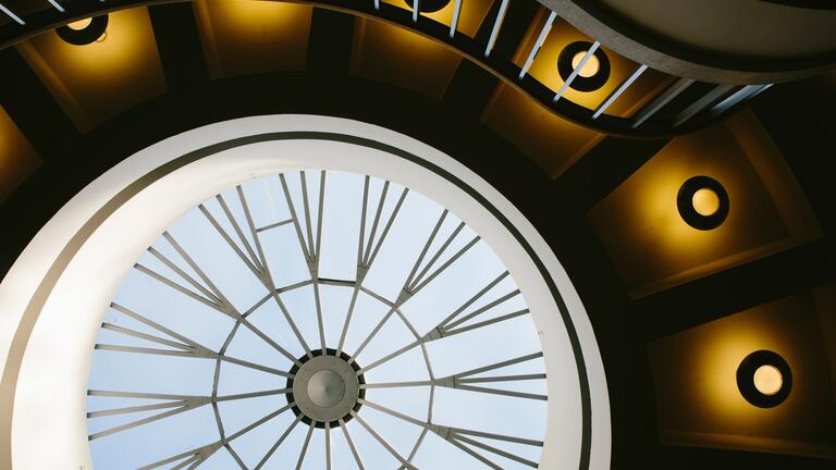 Ceiling of Kendrick Hall