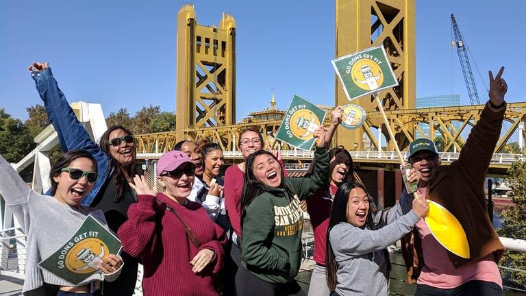 Sacramento Campus Students Spirit Walk