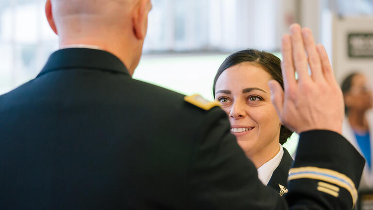 ROTC commencement ceremony
