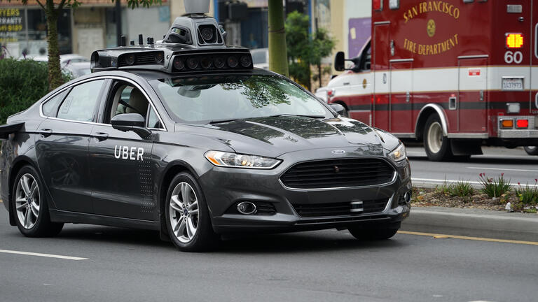 self driving car in san francisco