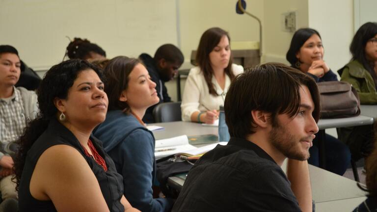 Students in a classroom