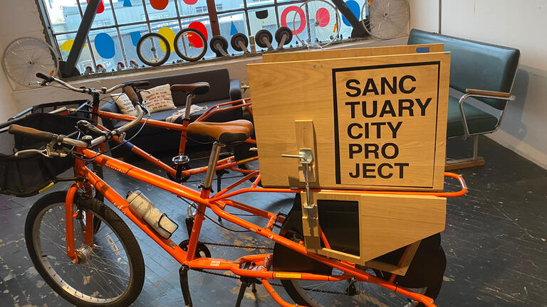 Mobile studio, Sanctuary City Project, Sergio De La Torre + Chris Treggiari