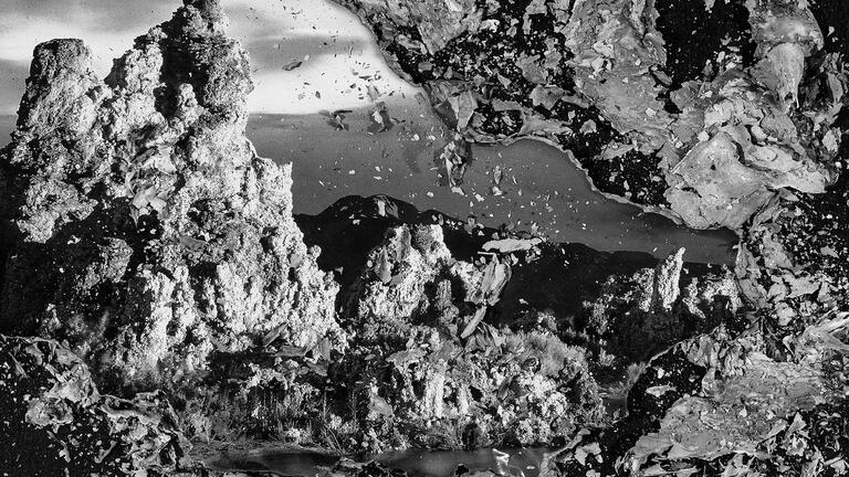 Bessma Khalaf, Burnout (Hoodoos), archival pigment print, 20” x 26”, 2018