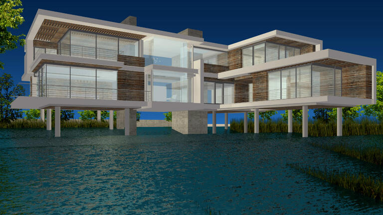 "Hurricane-Proof House" by Matthew Peek and Renata Ancona