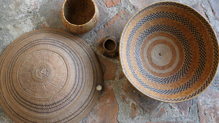 Interwoven baskets