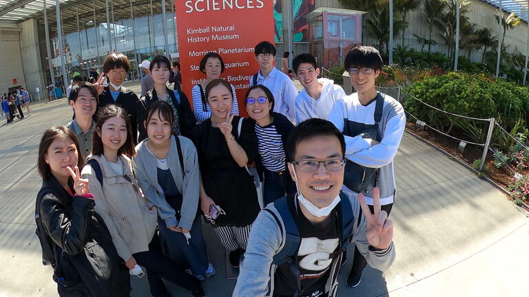 University of Tokyo students at Academy of Sciences