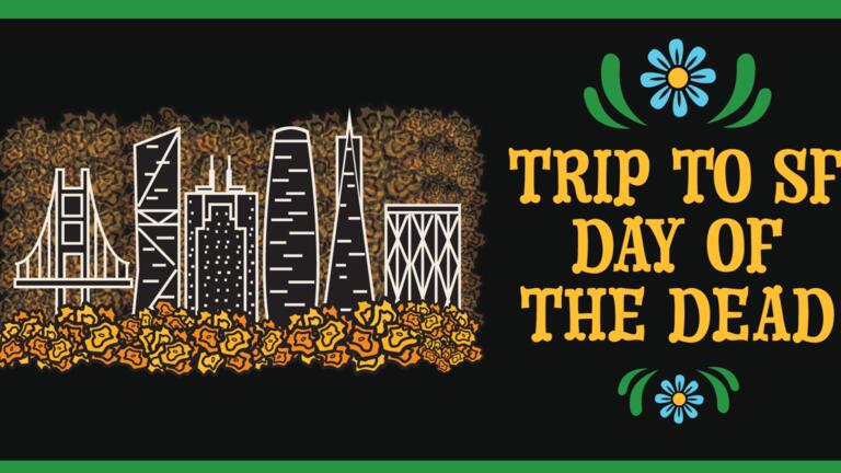 cartoon silhouette of the city