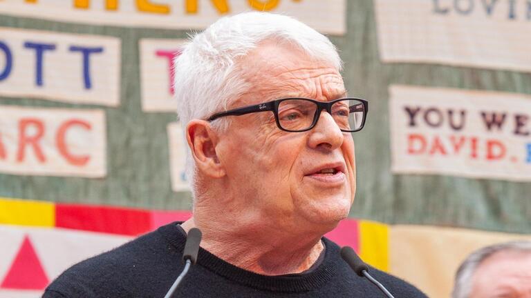 Cleve Jones speaking at World AIDS Day 2019
