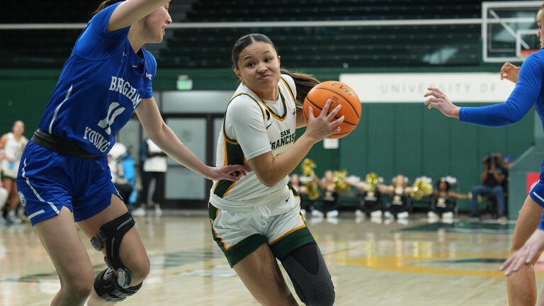 USF women's basketball player