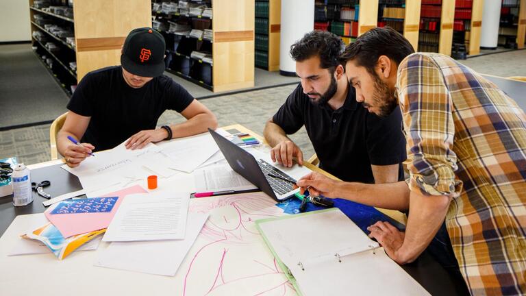 Students Studying