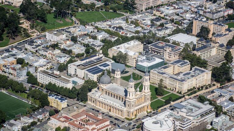 Aerial view of USF