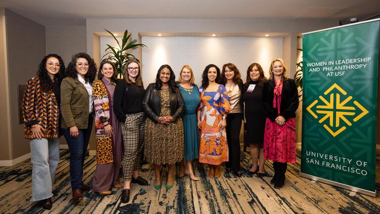 Women in Leadership & Philanthropy board members posing for a photo