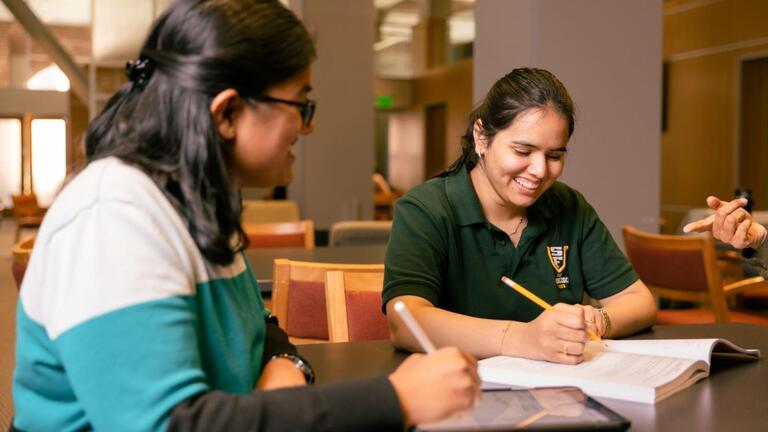 USF Students in Library
