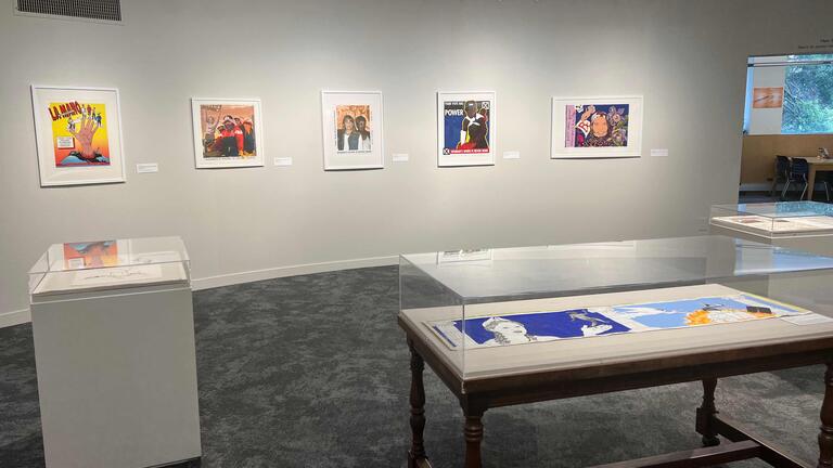 Installation view featuring the Women’s Work is Never Done series, 1995-1998