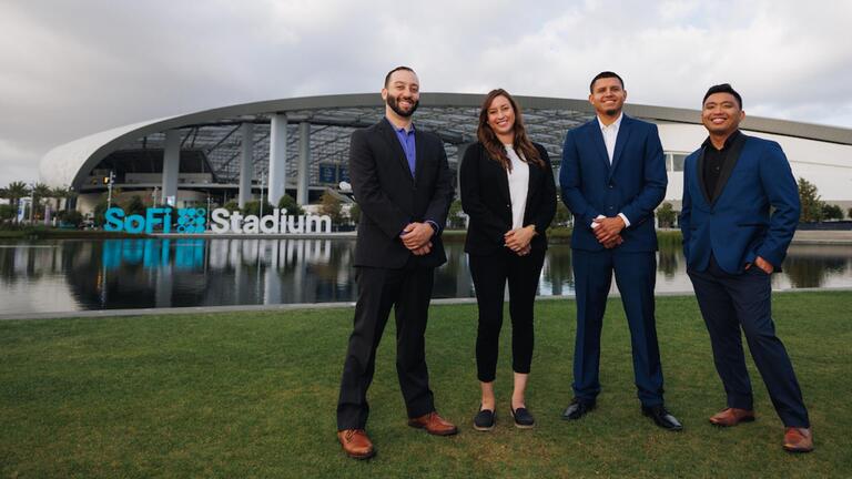 USF Sport Management Alum at So Fi Stadium