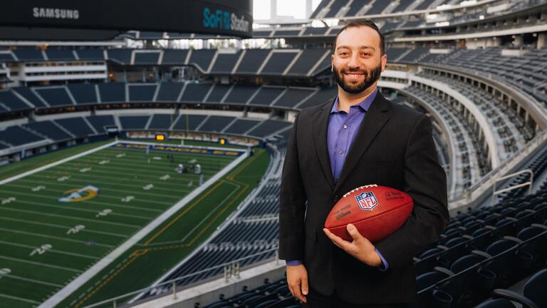 USF Sport Management Alum at So Fi Stadium