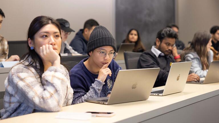 Students in class
