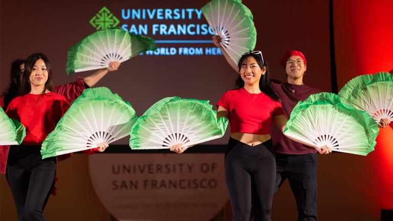 The Culturescape Dancing Celebration where students of all different cultural backgrounds come together to celebrate and share musical performances and dances.