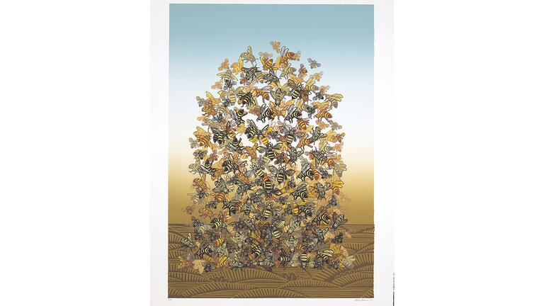 Photograph of Bee Pile