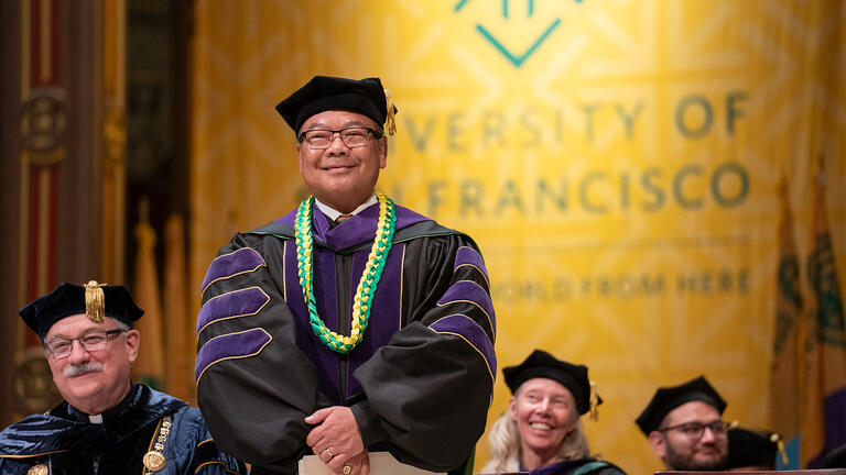 Read the story: The Hon. Benjamin T. Reyes II Inspires Graduates