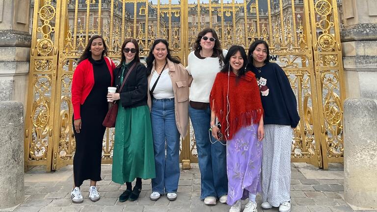 Mellon Scholars at Versailles in Paris