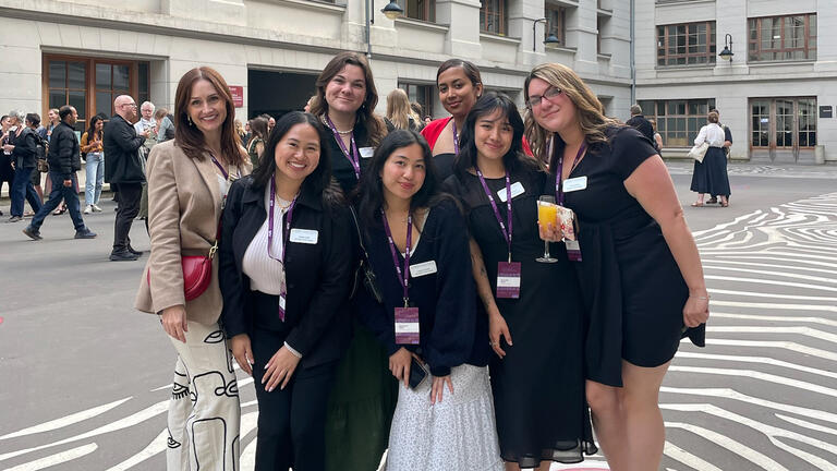 Mellon Scholars attend the Narrative Matters Conference at the American University of Paris.