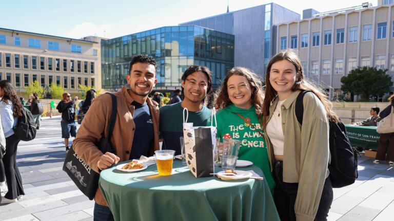 Photo of students attending the celebration last year. Photo was taken by student photographer Iris Lei