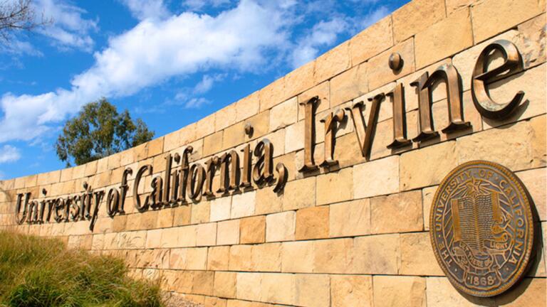 UC Irvine sign