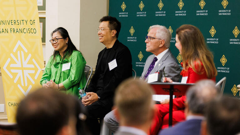 Panel of speakers at the Center's gala.