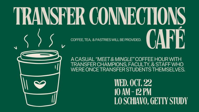 Transfer Connections Cafe Flyer