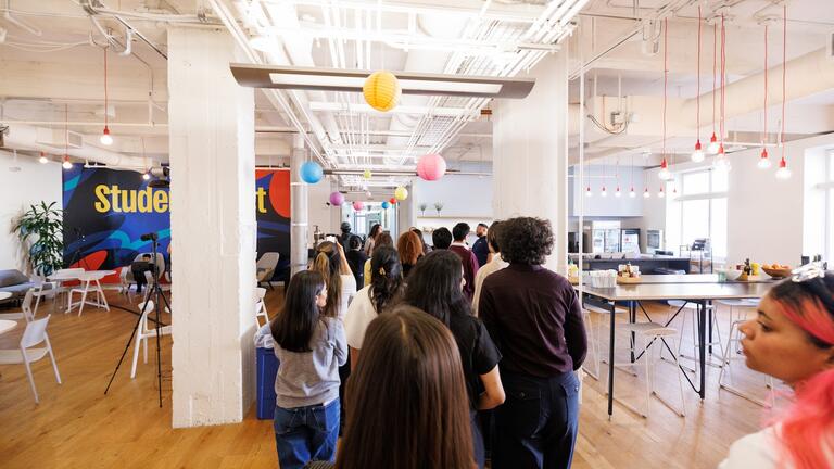 Students at Handshake