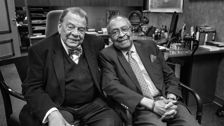 Andrew Young and Clarence B. Jones