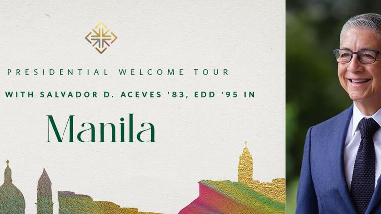 USF Presidential Welcome Tour. Connect with Salvador D. Aceves in Manila