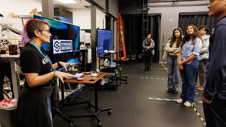 Students on gaming trek