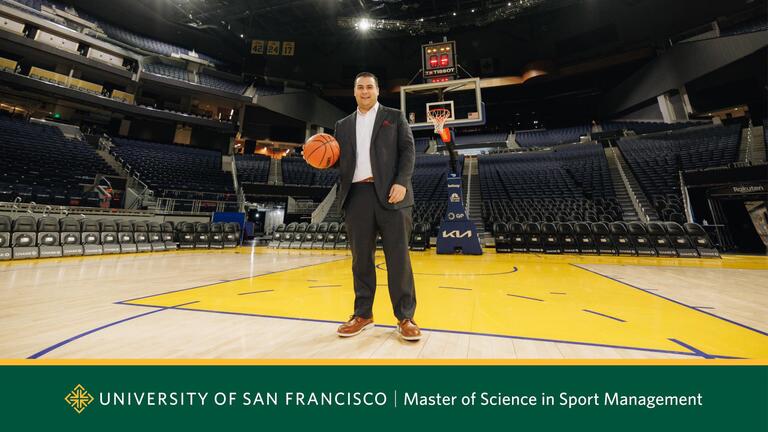 USF Sport Management Alum at Chase Center