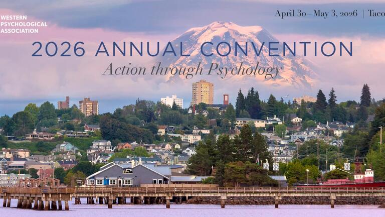 2026 Annual Convention text with a Mt. Rainer 