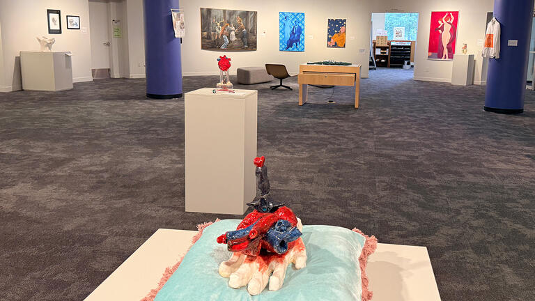 Exhibition installation photograph