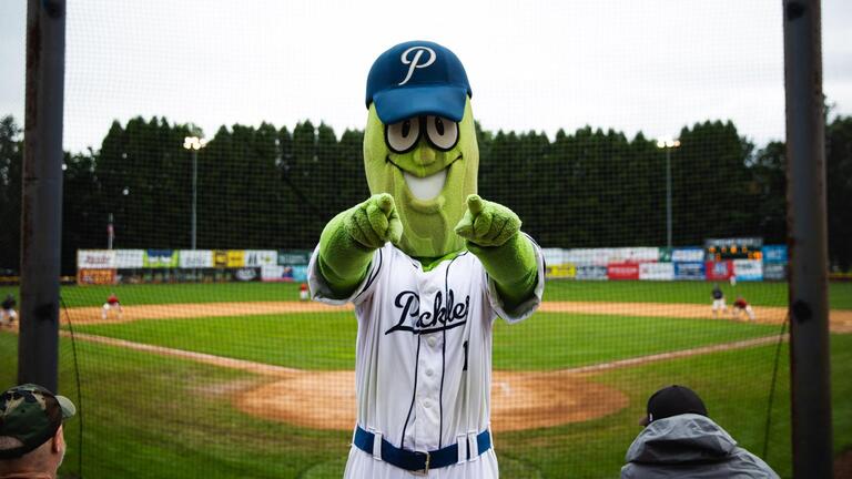 Portland Pickles mascot