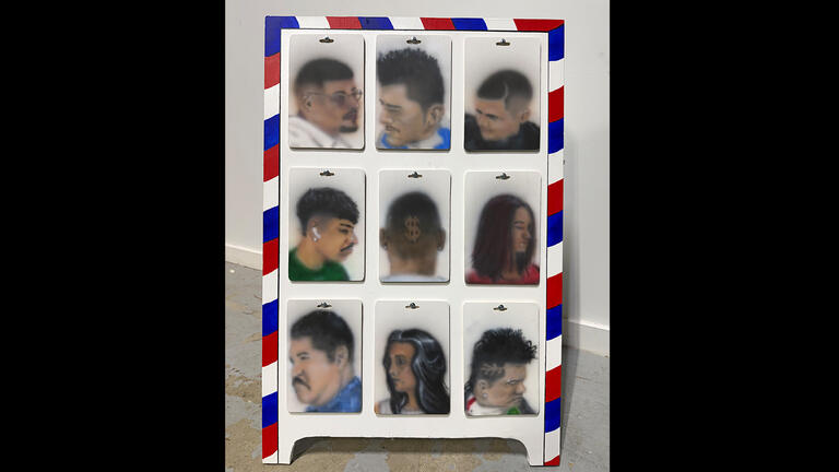 barber shop haircuts poster 