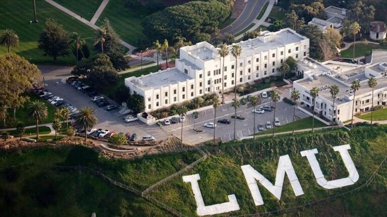 Aerial View of Campus Building 