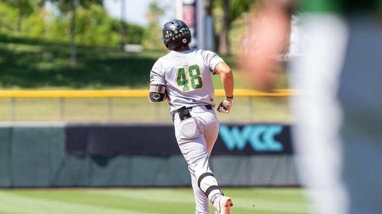 Jackson Nystrom in the WCC tournament