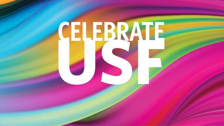 Celebrate USF logo banner