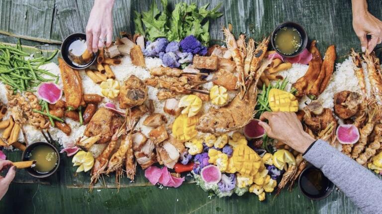 Table of food