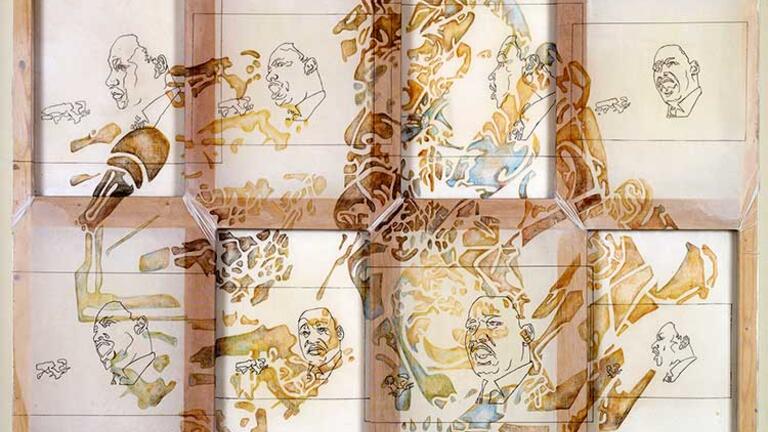 Artwork by George Pfau dedicated at USF