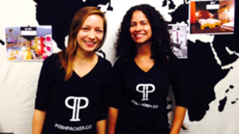 The Poshpacker co-founders, Anna Kojzar and Tania Cruz