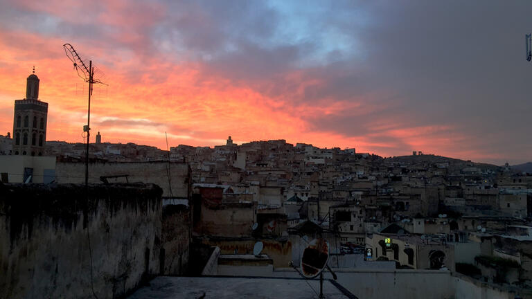 Sunset in Morocco