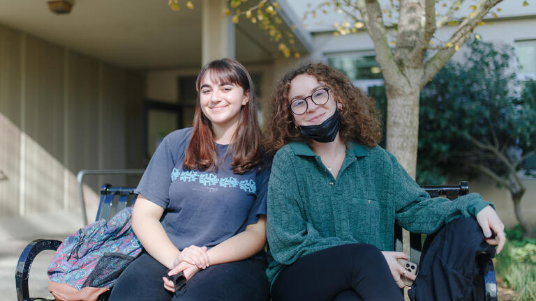 Phoebe Perkins and Melissa Quintana