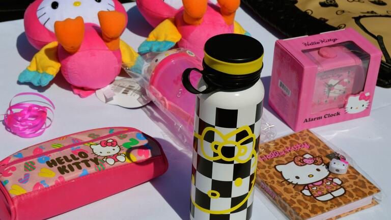 Sanrio graciously donates Hello Kitty items for raffle