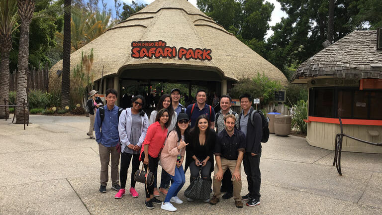 Biotech students at San Diego Zoo Safari Park